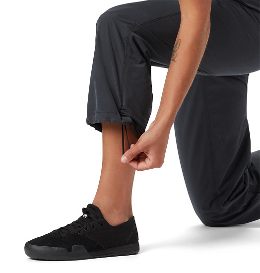 Брюки женские Mountain Hardwear Wondervalley Dark Storm - Фото 5 большая