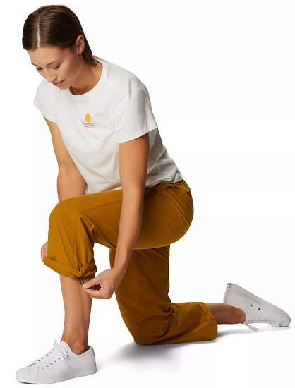 Брюки женские Mountain Hardwear Wondervalley Olive Gold - Фото 5 большая