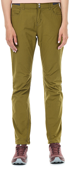 Брюки женские Norrona Svalbard Light Cotton Olive Drab - Фото 1 большая