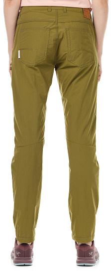 Брюки женские Norrona Svalbard Light Cotton Olive Drab - Фото 3 большая