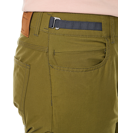 Брюки женские Norrona Svalbard Light Cotton Olive Drab - Фото 4 большая