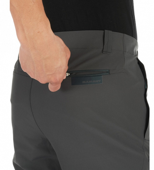 Брюки мужские Mammut Runbold Short Phantom - Фото 7 большая