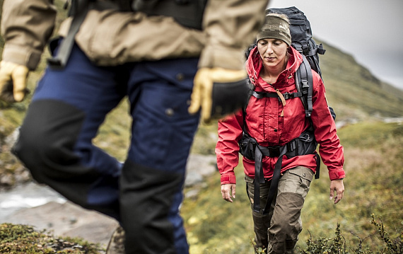 Брюки мужские Fjallraven Barents Pro Storm-Night Sky - Фото 4 большая