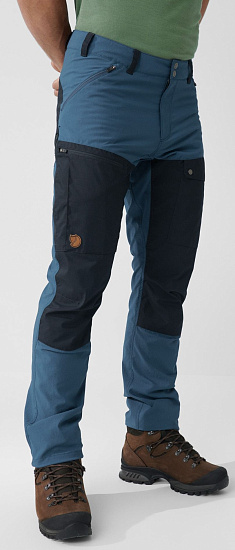 Брюки мужские Fjallraven Abisko Midsummer Indigo Blue/Dark Navy - Фото 4 большая