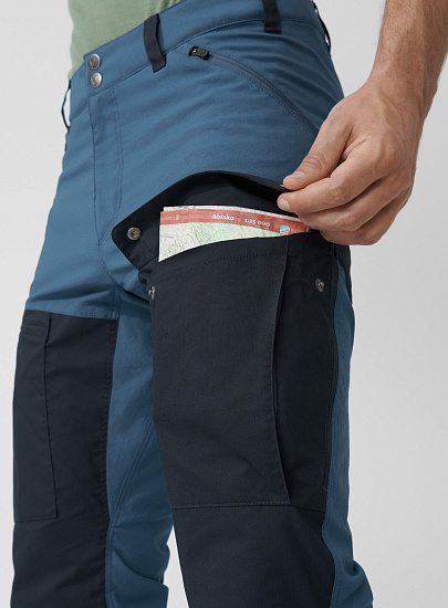 Брюки мужские Fjallraven Abisko Midsummer Indigo Blue/Dark Navy - Фото 6 большая