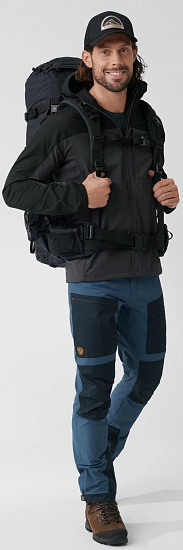 Брюки мужские Fjallraven Keb Agile Short Indigo Blue/Dark Navy - Фото 3 большая
