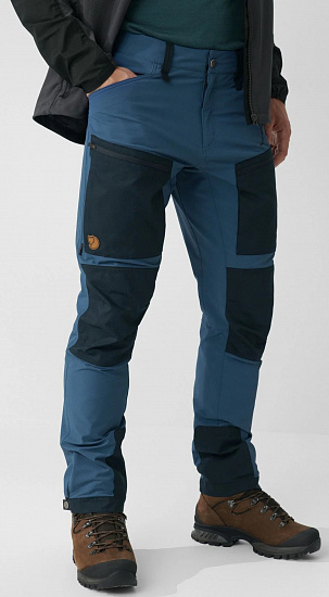 Брюки мужские Fjallraven Keb Agile Short Indigo Blue/Dark Navy - Фото 5 большая