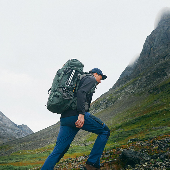 Брюки мужские Fjallraven Keb Agile Indigo Blue/Dark Navy - Фото 17 большая