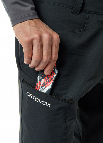 Брюки мужские Ortovox Pelmo Black Raven - Фото 5 большая