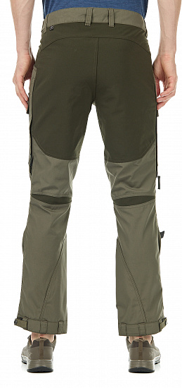 Брюки мужские Lundhags Authentic II Short Wide Forest Green/Dk Forest Green - Фото 3 большая