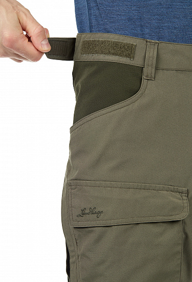 Брюки мужские Lundhags Authentic II Short Wide Forest Green/Dk Forest Green - Фото 4 большая