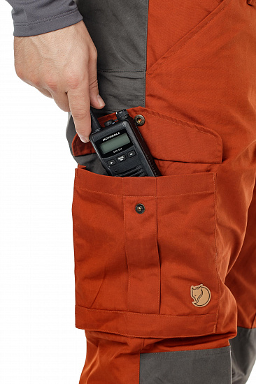 Брюки мужские Fjallraven Barents Pro Autumn Leaf-Stone Grey - Фото 6 большая