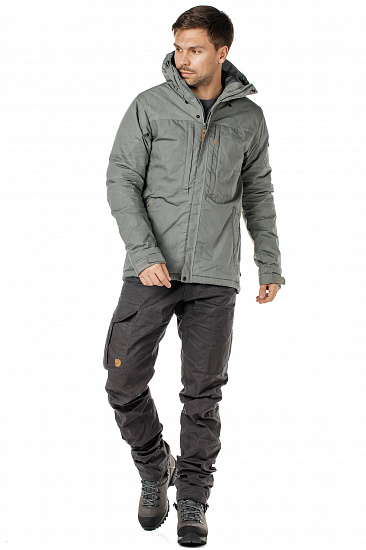 Брюки мужские Fjallraven Karl Pro Long Dark Grey - Фото 2 большая