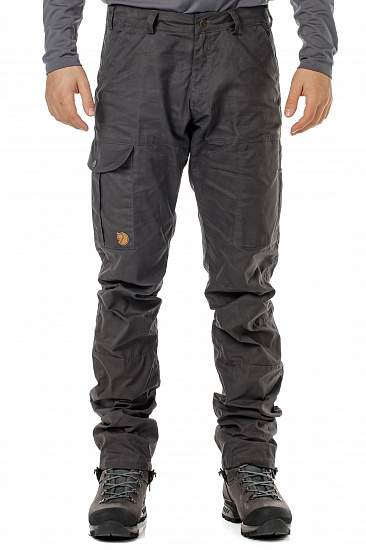 Брюки мужские Fjallraven Karl Pro Long Dark Grey - Фото 3 большая