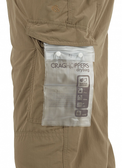 Брюки мужские Craghoppers NosiLife Cargo Бежевый - Фото 9 большая