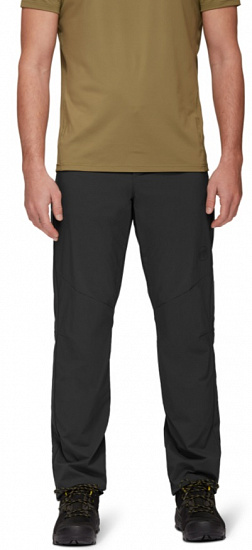 Брюки мужские Mammut Hiking RG Short Black - Фото 2 большая