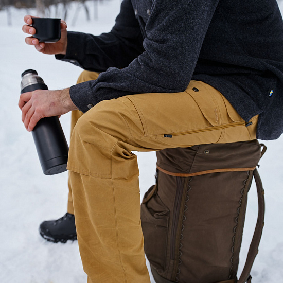 Брюки мужские Fjallraven Vidda Pro Ventilated Buckwheat Brown - Фото 3 большая