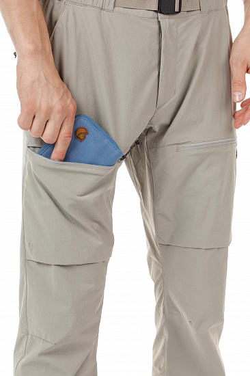 Брюки мужские Fjallraven High Coast Hike Trousers Regular Fog - Фото 5 большая