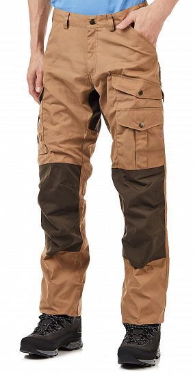 Брюки мужские Fjallraven Barents Pro Dark Sand-Dark Olive - Фото 4 большая