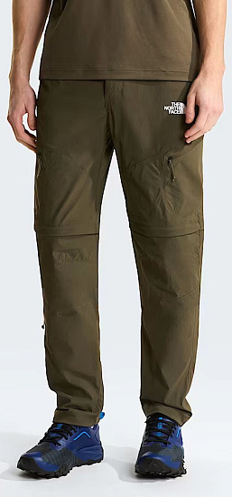 Брюки мужские The North Face Exploration Reg Tapered Convertible New Taupe Green - Фото 3 большая