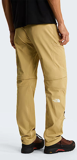 Брюки мужские The North Face Exploration Reg Tapered Convertible Khaki Stone - Фото 4 большая