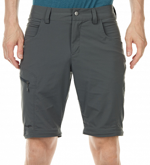 Брюки мужские Haglofs Lite Zip Off Magnetite - Фото 6 большая