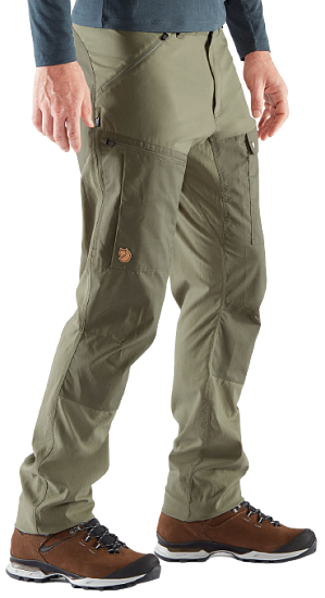 Брюки мужские Fjallraven Abisko Midsummer Savanna/Light Olive - Фото 4 большая