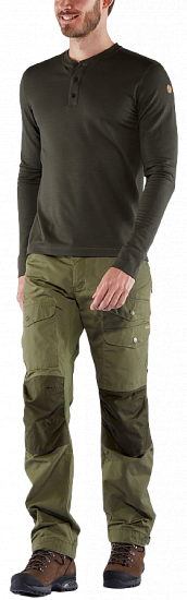 Брюки мужские Fjallraven Vidda Pro Ventilated Laurel Green/Deep Forest - Фото 3 большая