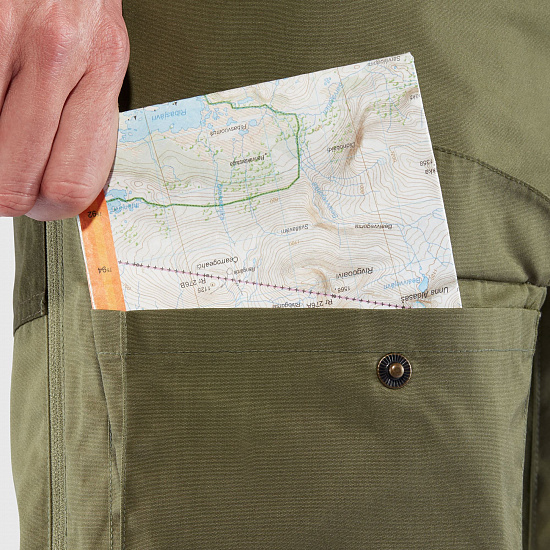 Брюки мужские Fjallraven Vidda Pro Ventilated Laurel Green/Deep Forest - Фото 9 большая