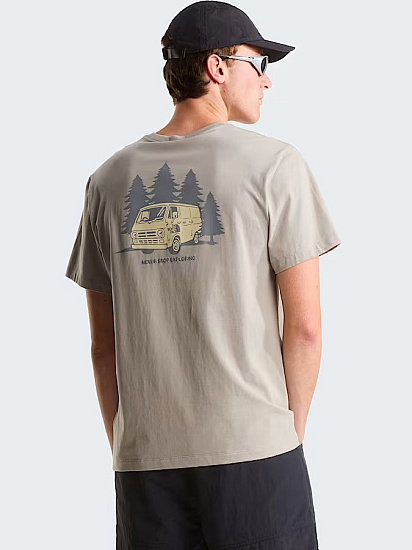 Футболка мужская The North Face Van Life Relaxed Graphic Stone Slab - Фото 4 большая
