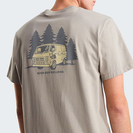 Футболка мужская The North Face Van Life Relaxed Graphic Stone Slab - Фото 7 большая