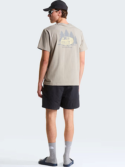 Футболка мужская The North Face Van Life Relaxed Graphic Stone Slab - Фото 8 большая