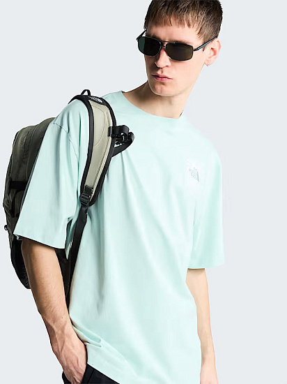 Футболка мужская The North Face Sun Oversize Graphic Opal Frost - Фото 8 большая
