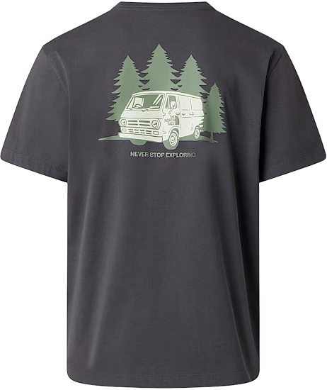 Футболка мужская The North Face Van Life Relaxed Graphic Anthracite Grey - Фото 2 большая