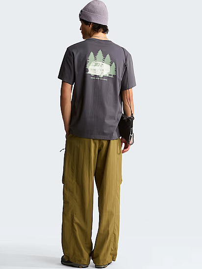 Футболка мужская The North Face Van Life Relaxed Graphic Anthracite Grey - Фото 8 большая