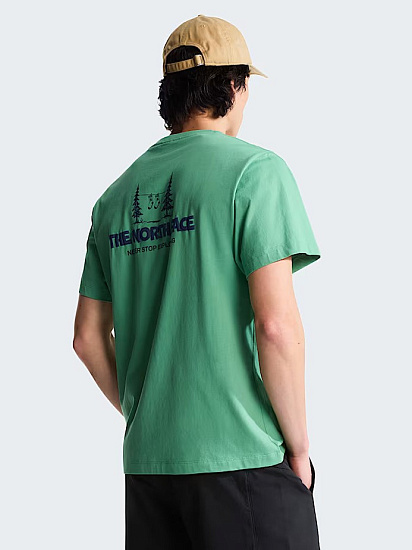 Футболка мужская The North Face Camping Relaxed Graphic Dimmed Algae - Фото 4 большая