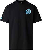 Футболка мужская The North Face Drip Logo Relaxed Graphic Tnf Black