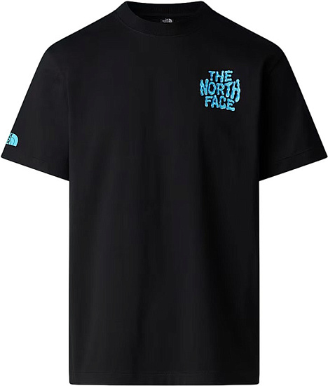Футболка мужская The North Face Drip Logo Relaxed Graphic Tnf Black - Фото 1 большая