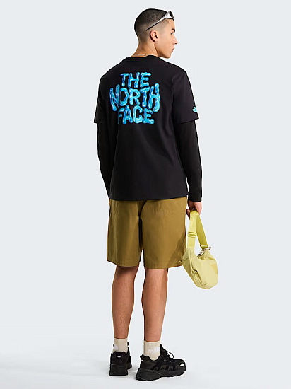 Футболка мужская The North Face Drip Logo Relaxed Graphic Tnf Black - Фото 8 большая