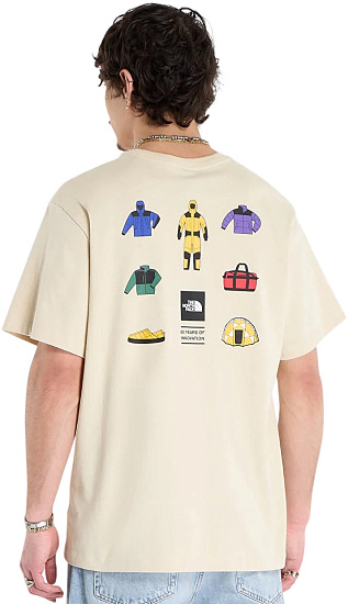Футболка мужская The North Face Icon Celebration Regular Graphic Desert Stone - Фото 3 большая