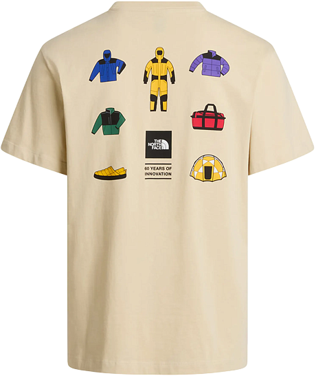 Футболка мужская The North Face Icon Celebration Regular Graphic Desert Stone - Фото 6 большая