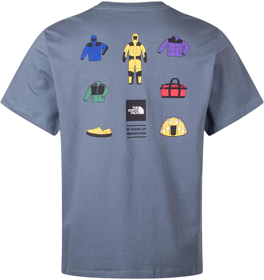 Футболка мужская The North Face Icon Celebration Regular Graphic Granite Grey - Фото 6 большая