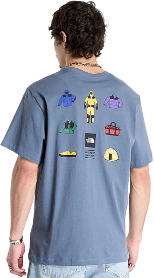Футболка мужская The North Face Icon Celebration Regular Graphic Granite Grey - Фото 3 большая