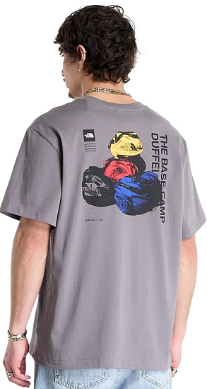 Футболка мужская The North Face BCD Celebration Relaxed Graphic Smoked Pearl - Фото 3 большая