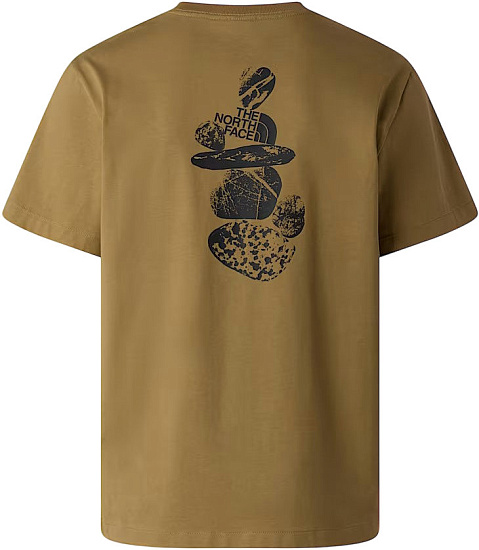 Футболка мужская The North Face Stones Relaxed Graphic Cedar - Фото 2 большая