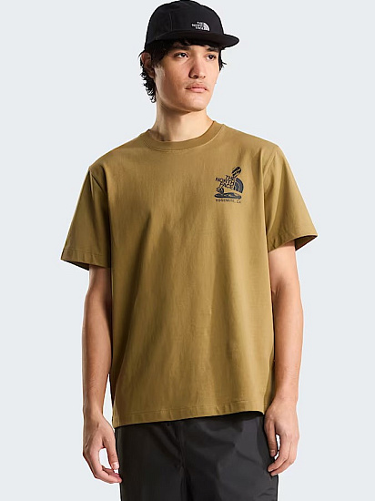Футболка мужская The North Face Stones Relaxed Graphic Cedar - Фото 3 большая