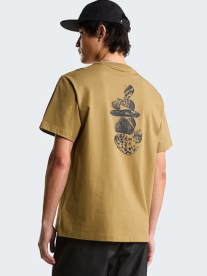 Футболка мужская The North Face Stones Relaxed Graphic Cedar - Фото 4 большая
