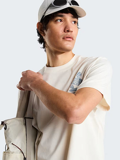 Футболка мужская The North Face Stones Relaxed Graphic White Dune - Фото 9 большая