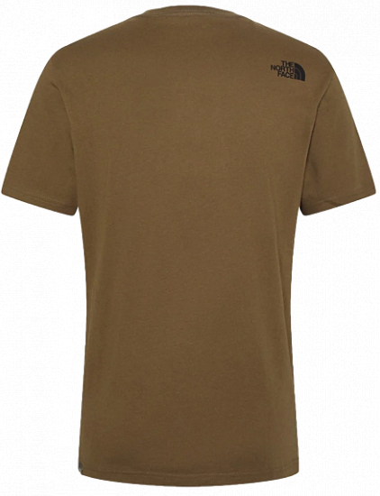 Футболка мужская The North Face S/S Never Stop Exploring Military Olive - Фото 2 большая
