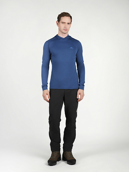 Лонгслив мужской Mountain Equipment Glace Hooded Admiral Blue - Фото 2 большая